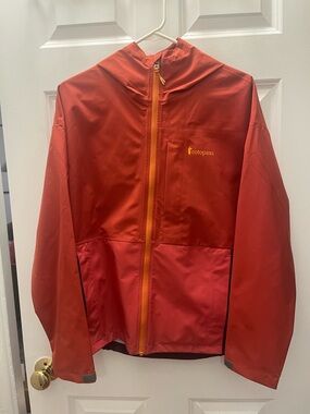 Cotopaxi Cielo Rain Jacket Magma and Strawberry